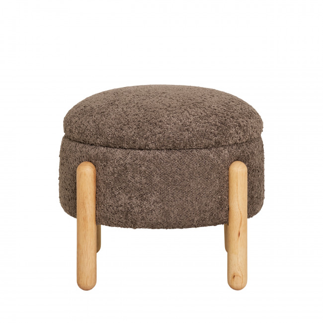 Medas - Pouf rond en tissu ø45cm