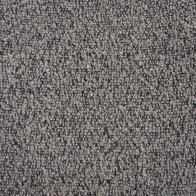 Mira - Lot de 2 chaises en tissu bouclette et métal