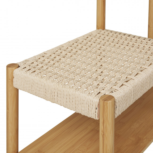 Ember - Vestiaire d'entrée en bambou et corde H165cm