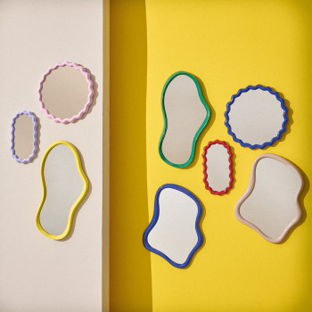 Parma - Miroir de forme organique 33x63cm