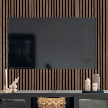 Acoustic - Lot de 2 panneaux en tasseaux de bois