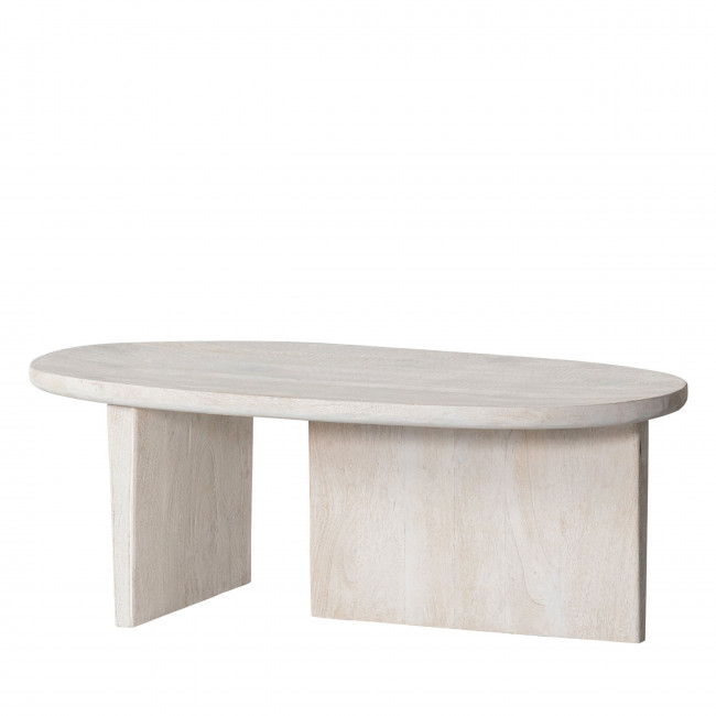 Seam - Table basse ovale en bois 110x60cm