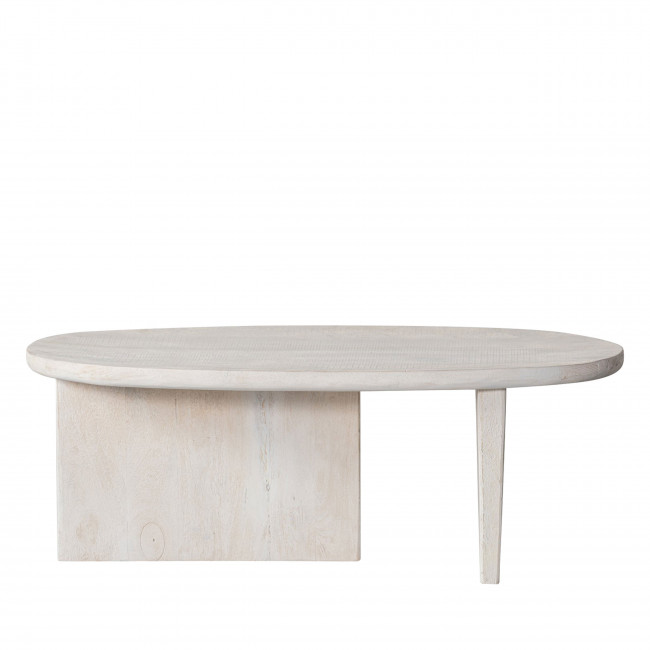 Seam - Table basse ovale en bois 110x60cm