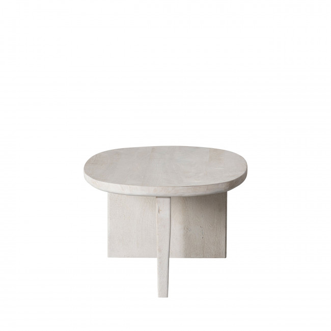 Seam - Table basse ovale en bois 110x60cm