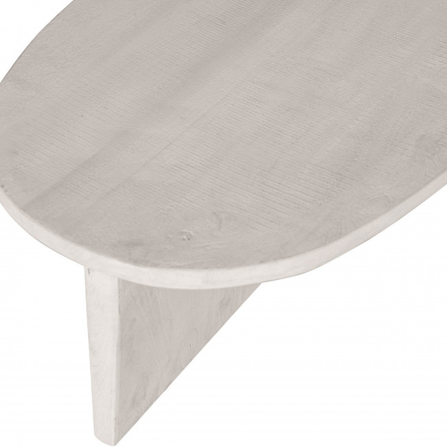 Seam - Table basse ovale en bois 110x60cm