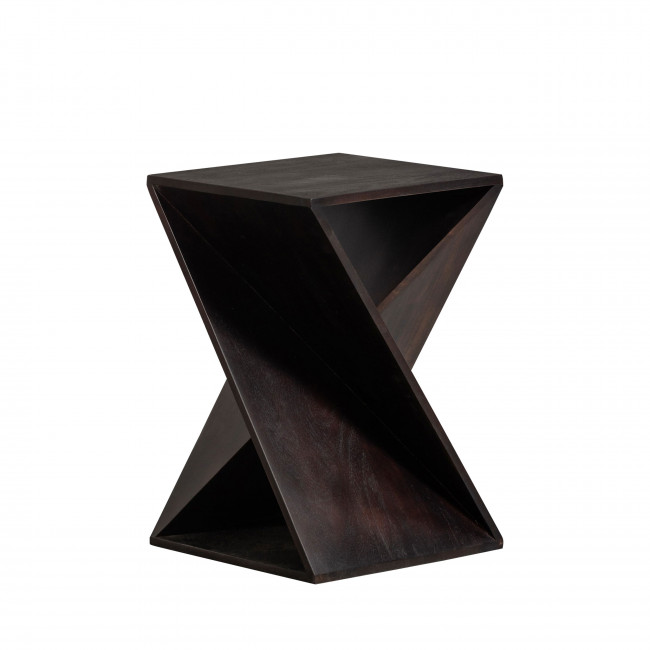Ikem - Table d'appoint carrée en bois 41x41cm