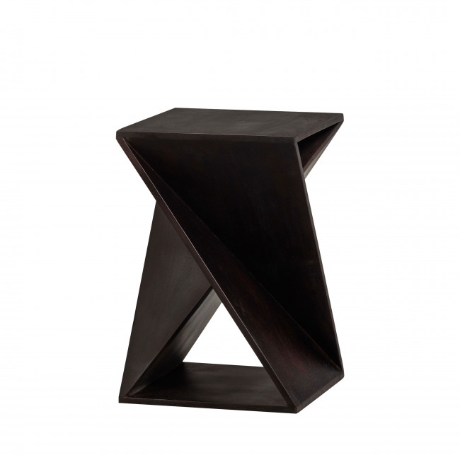 Ikem - Table d'appoint carrée en bois 41x41cm