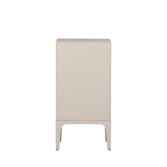 Merge - Petit meuble de rangement 4 tiroirs en bois et métal H89cm