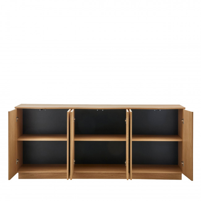 Zuma - Buffet 6 portes en bois L200cm