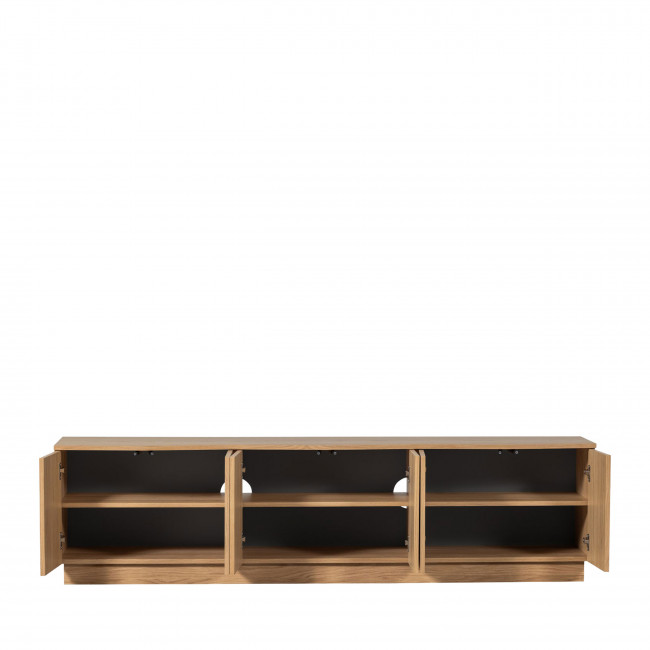 Zuma - Meuble TV 6 portes en bois L200cm