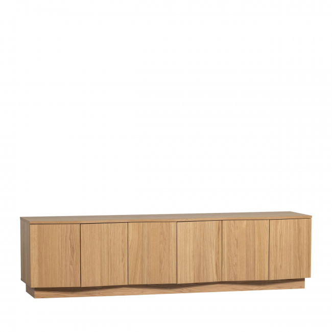 Zuma - Meuble TV 6 portes en bois L200cm