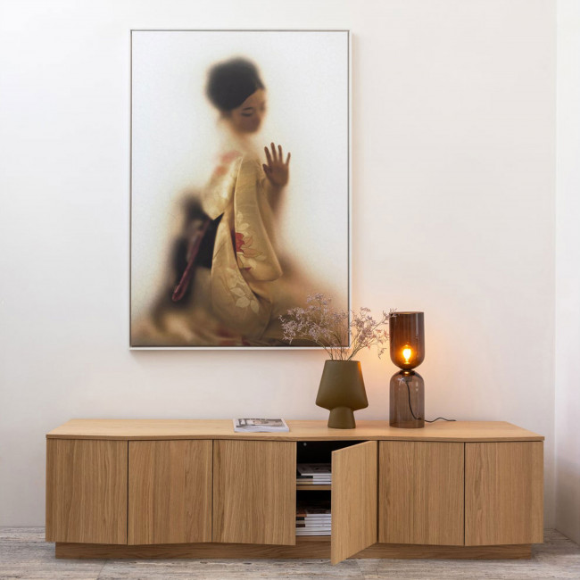 Zuma - Meuble TV 6 portes en bois L200cm