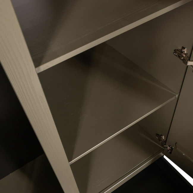 Alfie - Armoire 4 portes 1 tiroir en bois H210cm