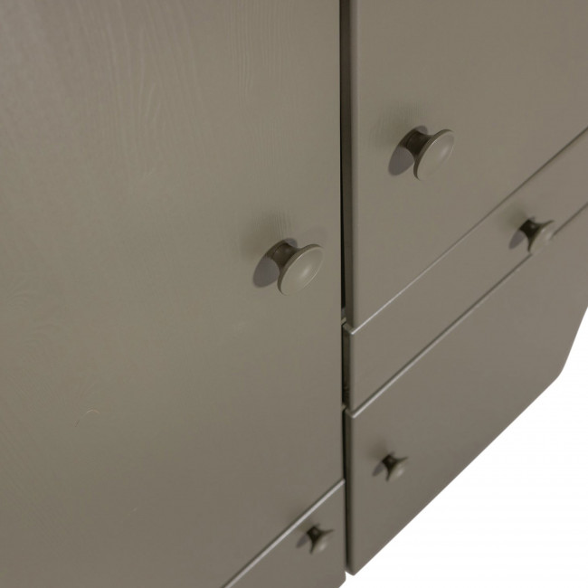 Alfie - Armoire 4 portes 1 tiroir en bois H210cm