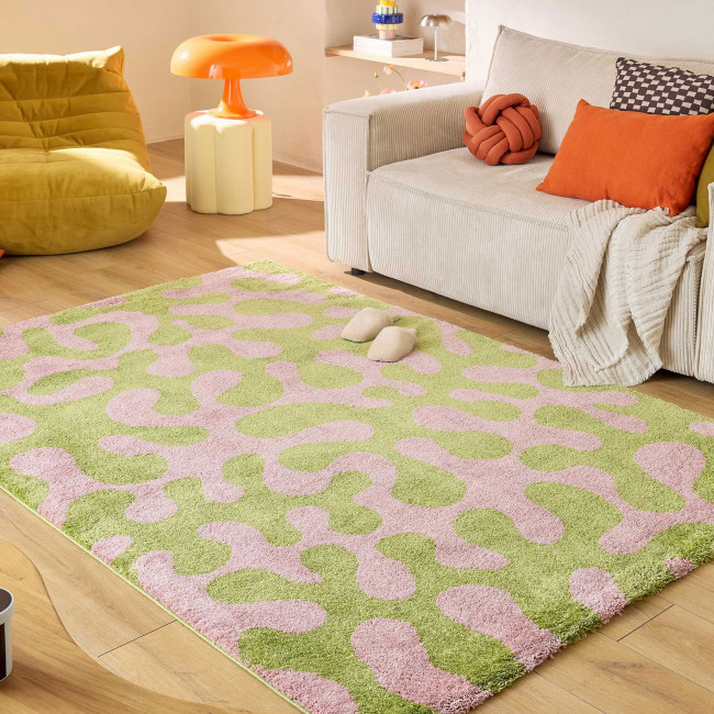 Vibe - Tapis vintage à motif abstrait