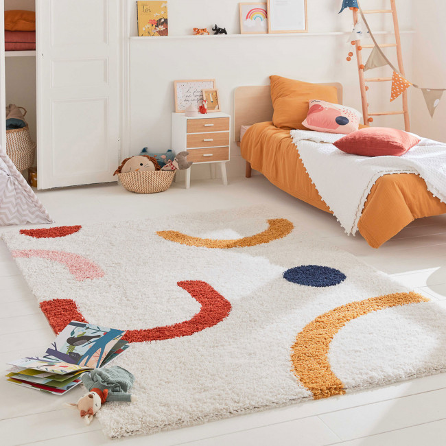 Popy - Tapis contemporain aux formes géométriques