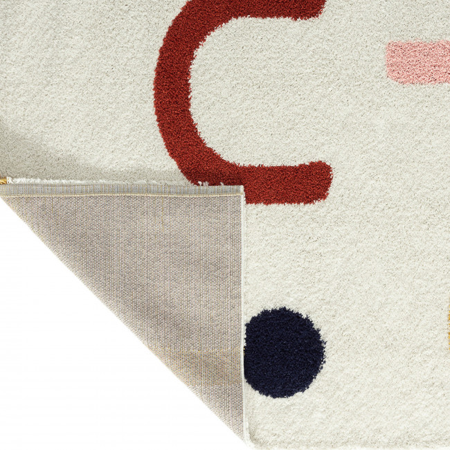 Popy - Tapis contemporain aux formes géométriques