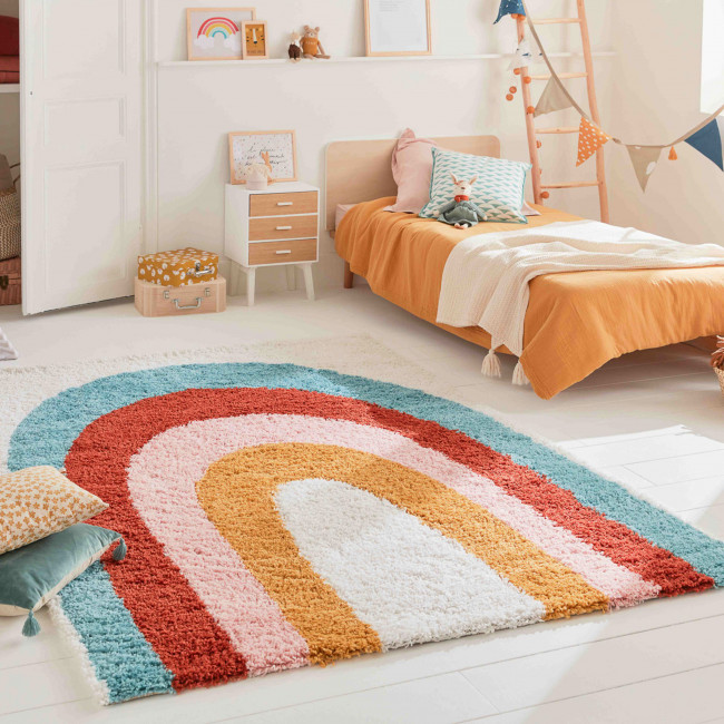 Tutti - Tapis au motif arc-en-ciel