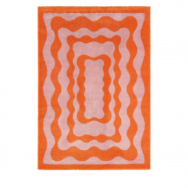 Groove - Tapis vintage à motif festonné