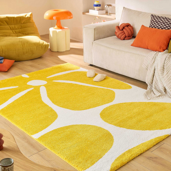 Pop - Tapis vintage à motif floral