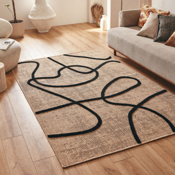 Echo - Tapis bohème à motif organique