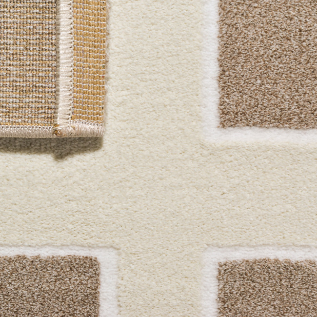 Karo - Tapis contemporain à motif géométrique