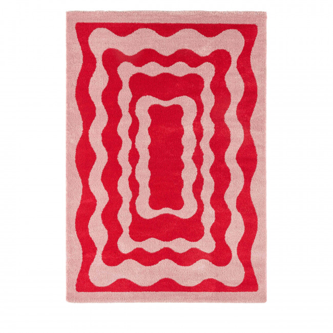 Groove - Tapis vintage à motif festonné