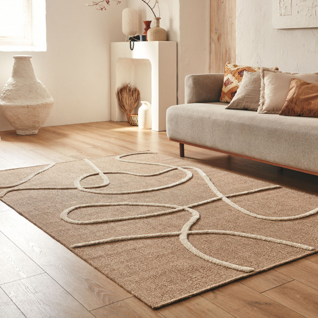 Echo - Tapis bohème à motif organique