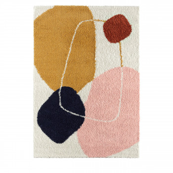 Bloop - Tapis contemporain à motif géométrique