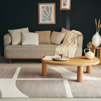 Karo - Tapis contemporain à motif géométrique