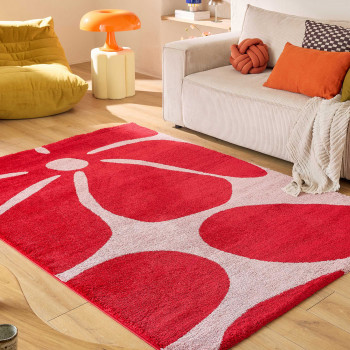 Pop - Tapis vintage à motif floral