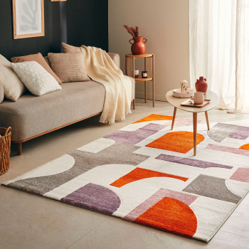 Zenith - Tapis contemporain à motif géométrique