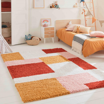 Lumo - Tapis contemporain à motif géométrique