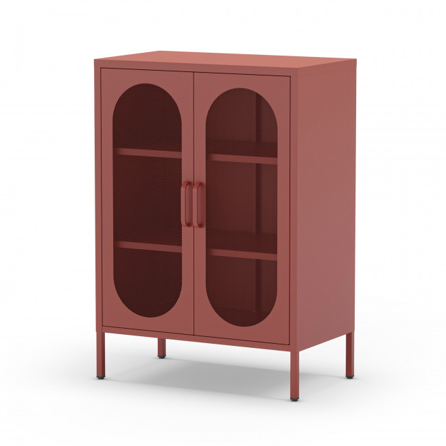 Zio - Buffet 2 portes en métal H100cm