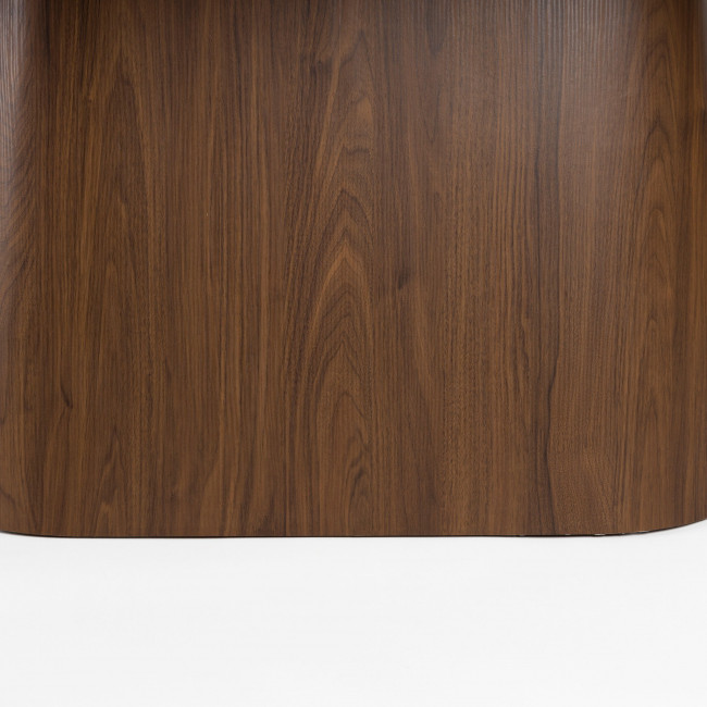 Almira - Table à manger 8 personnes ovale en bois