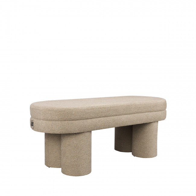 Fern - Banc arrondi en tissu L110cm