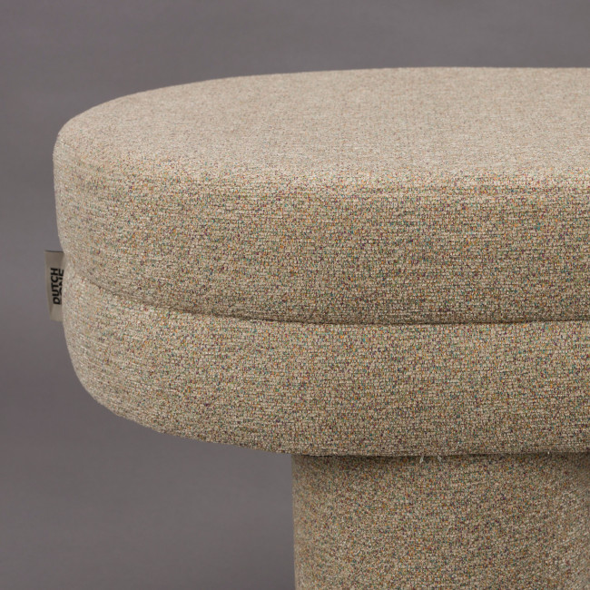 Fern - Banc arrondi en tissu L110cm