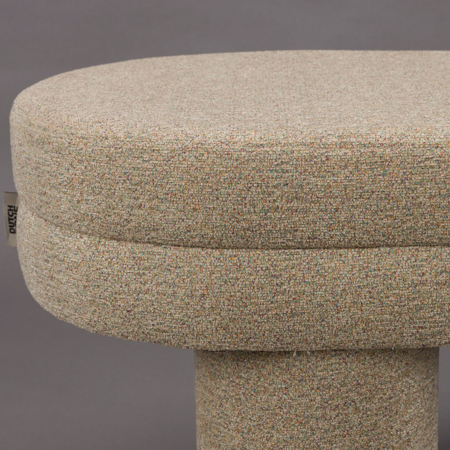 Fern - Banc arrondi en tissu L110cm