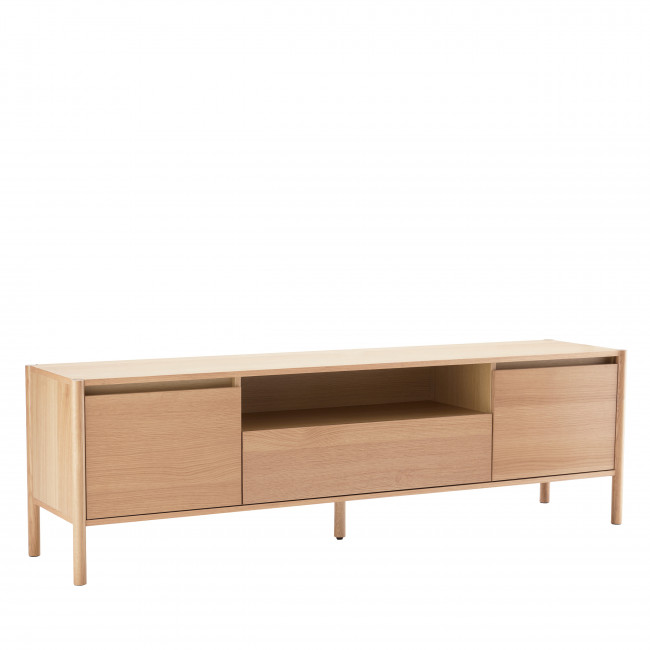 Verade - Meuble TV 2 portes 1 tiroir en bois L180cm