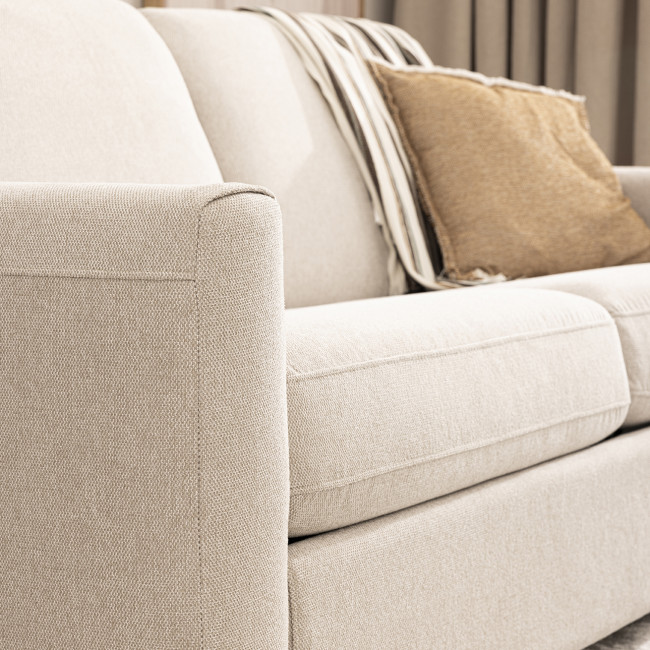 Morena - Canapé convertible ouverture express 3 personnes en tissu