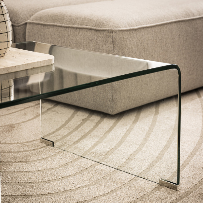 Nido - Table basse en verre L110cm