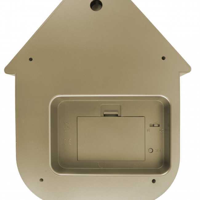 Modern Cuckoo - Horloge à pendule finition métallisée