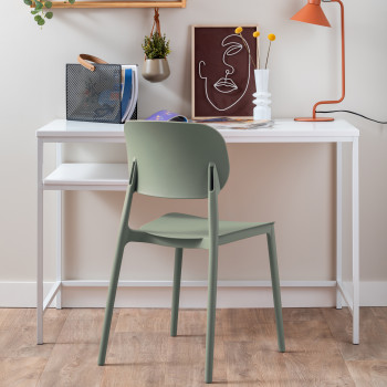 Cheer - Lot de 2 chaises en plastique