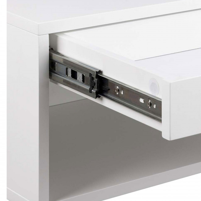 Mano - Table de chevet murale 1 niche, 1 tiroir en bois