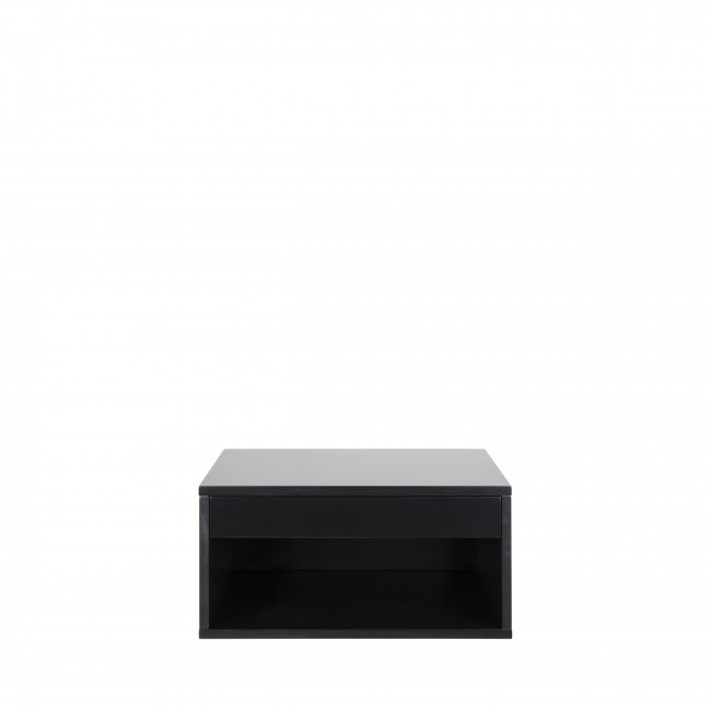 Mano - Table de chevet murale 1 niche, 1 tiroir en bois