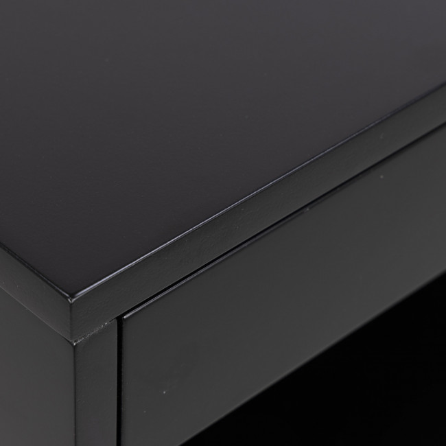 Mano - Table de chevet murale 1 niche, 1 tiroir en bois