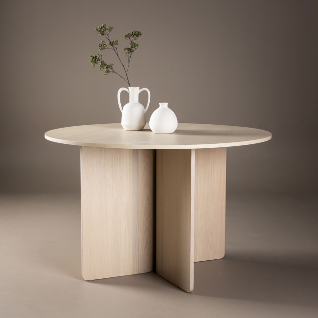 Tyreso - Table à manger 4 personnes ronde en bois ø120cm