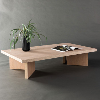 Bassholmen - Table basse en bois 80x140cm