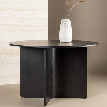 Tyreso - Table à manger 4 personnes ronde en bois ø120cm