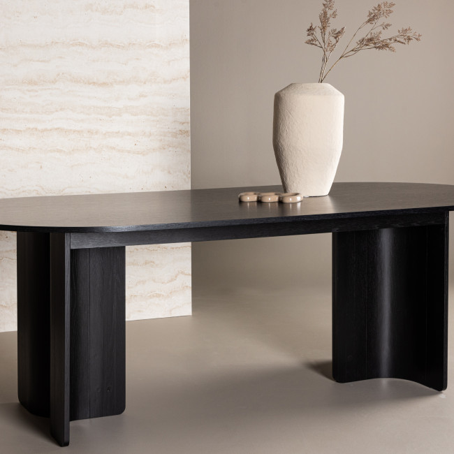 Tyreso - Table à manger 10 personnes ovale en bois